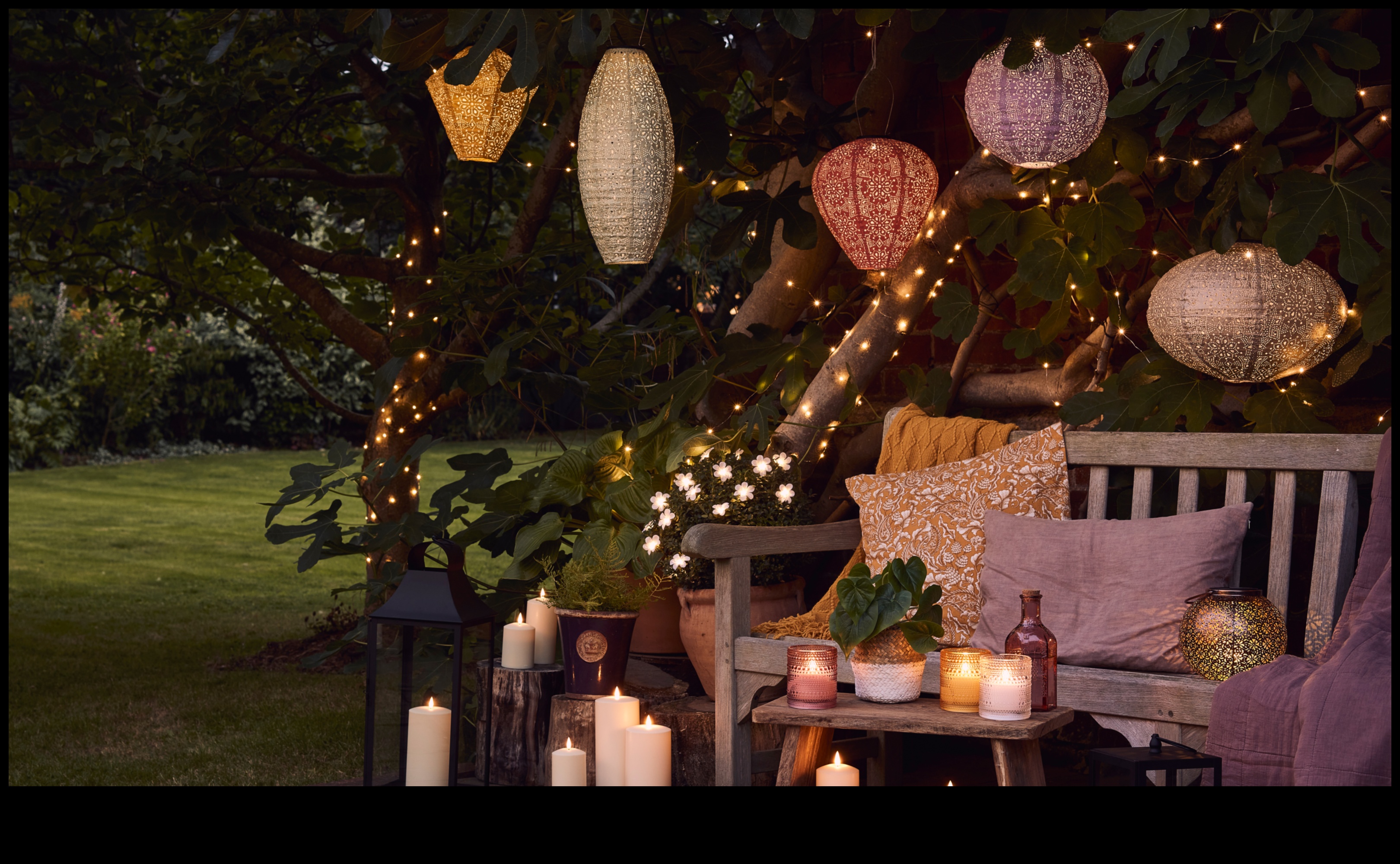 Vai varat ieteikt radošus veidus, kā izmantot pasaku gaismas Boho modernajā dekorā?