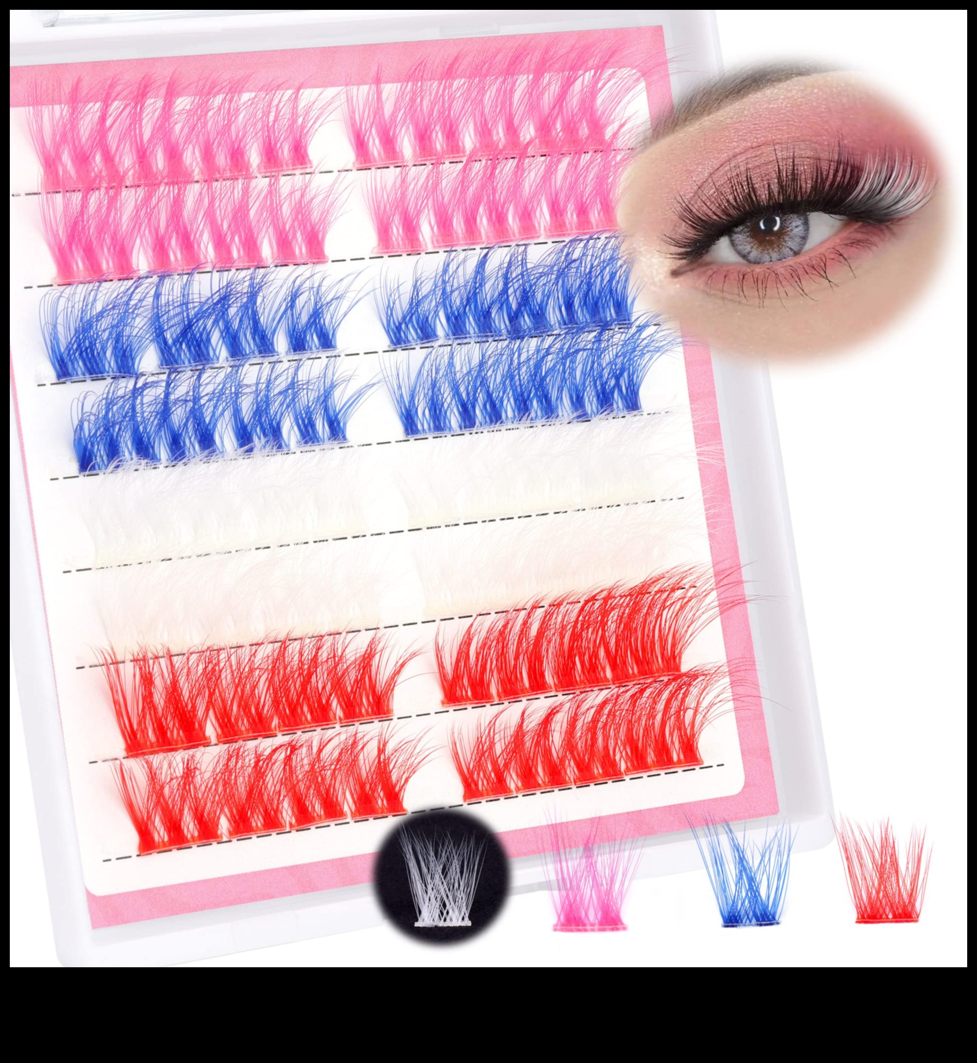 Krāsainas skropstas: eksperimentējiet ar rotaļīgām skropstu tušas nokrāsām