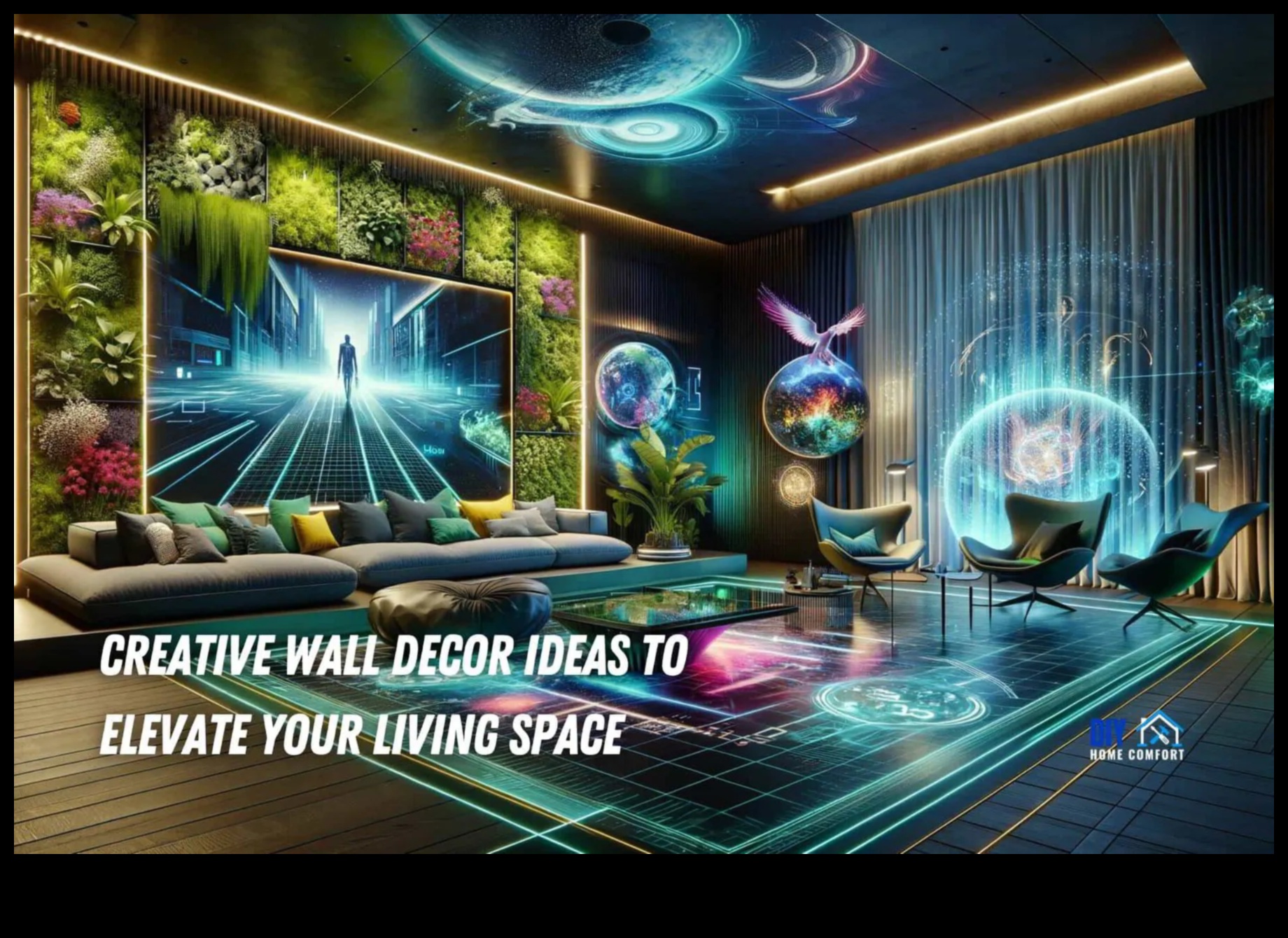 Uzlabojiet savu interjeru ar šīm novatoriskajām dekoru idejām