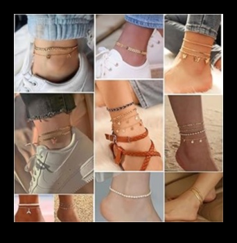 Spožas saites: savienojiet savu stilu ar potīšu piekariņu mirdzumu