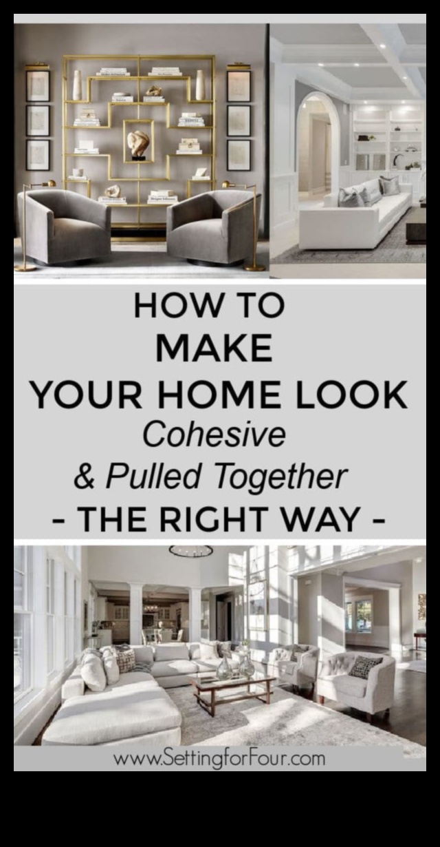 Kādi ir galvenie dekorēšanas jēdzieni vienotam izskatam?