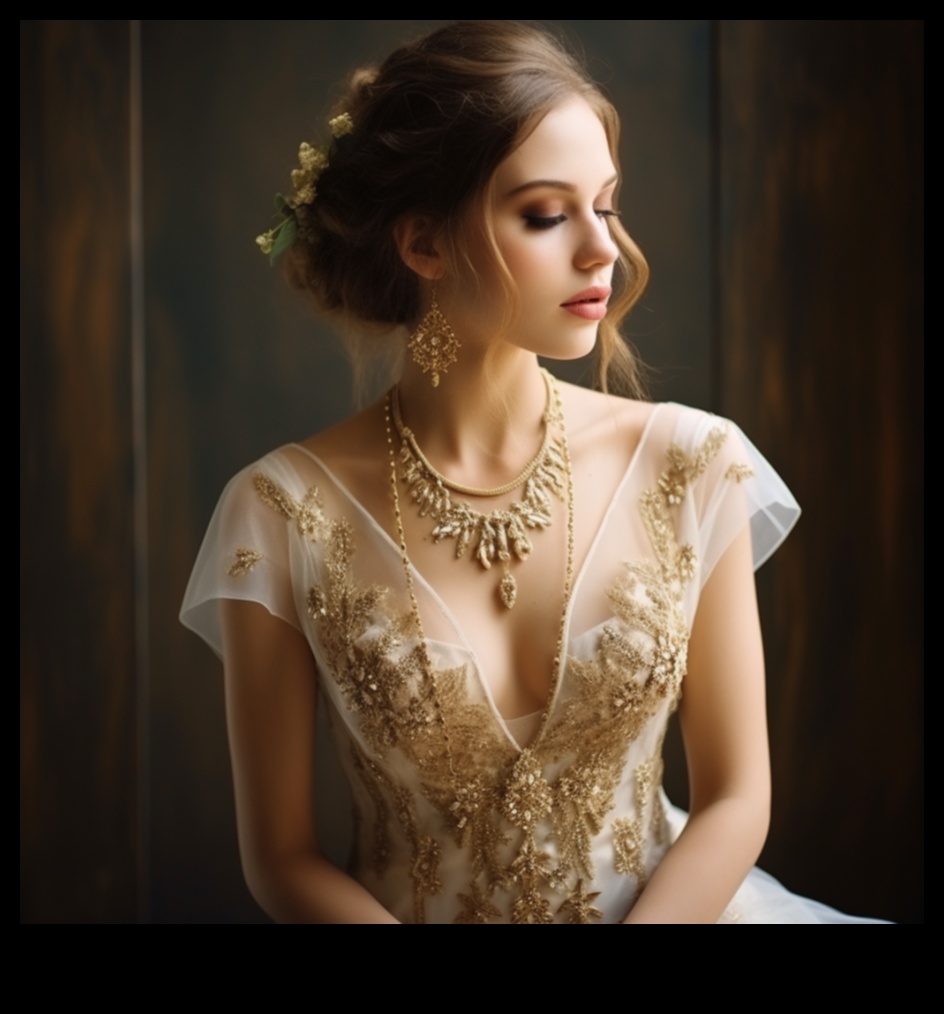 Putojošā elegance: apžilbināt zelta krāsā