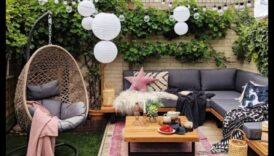 Kādas ir Boho Chic āra dārza dekoru idejas ar piekārtiem stādītājiem?