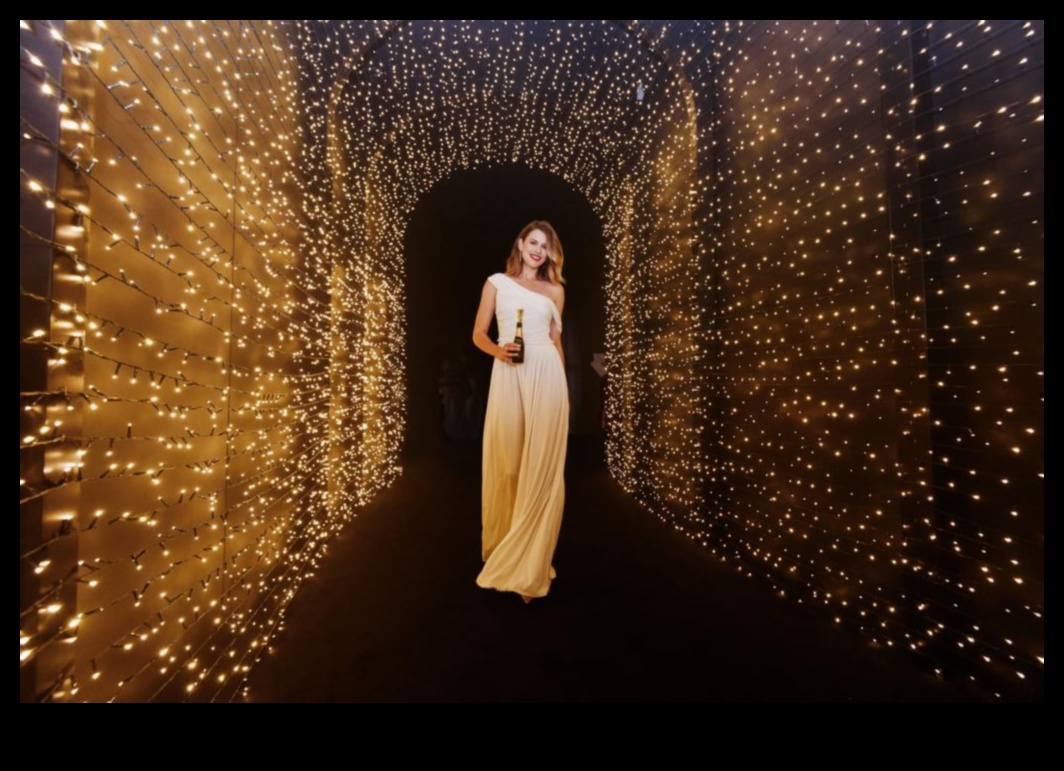 Putojošā elegance: apžilbiniet mūsu komplekta dzirksti