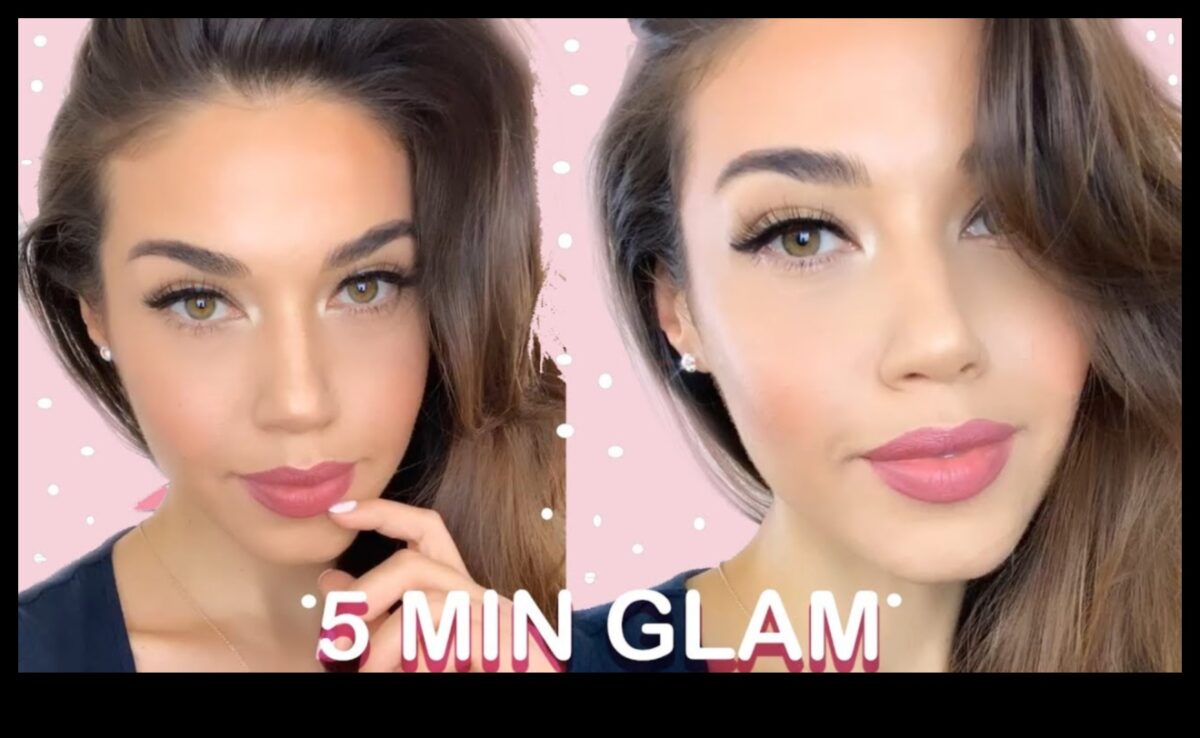 Glam on the Go: iegūstiet krāšņu izskatu dažu minūšu laikā