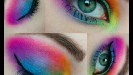 Krāsainās hronikas: Rainbow acu ēnu paletes izpēte